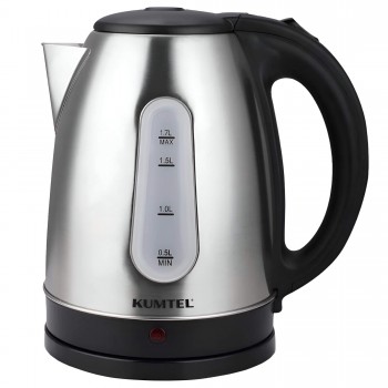 Чайник электрический Kumtel HMK-05, 1.7 л, 2200 Вт, из нержавеющей стали