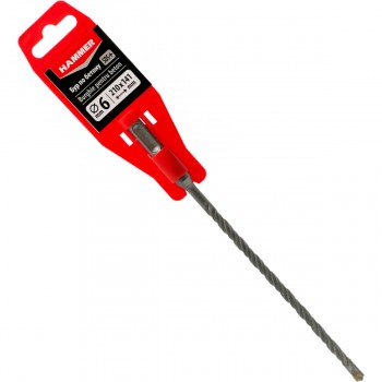 Бур по бетону Hammer SDS+ d.6 мм, 210х141 мм