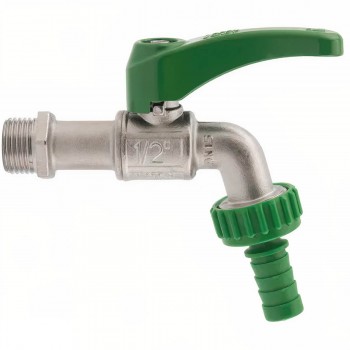Robinet cu sferă din alamă HYDRO-S 1/2 filet extern x 1/2 filet extern mâner cu conector colțar 1310012