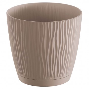 Горшок для цветов Prosperplast Sandy P DSY190P-7529U, 19x17,5 см, 3,3 л, цвет мокка
