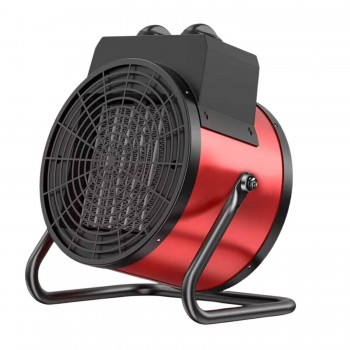 Тепловентилятор электрический 3000 Вт, металлический корпус, красно-чёрный 3000R