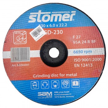 Disc de debitare pentru metal (230x6x22 mm) STOMER GD-230