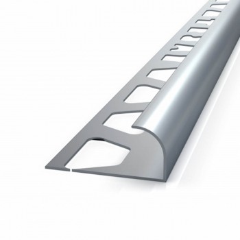 Profil exterior din aluminiu pentru plăci ceramice FCDE10, 10 mm, 2.7 m