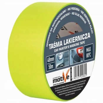 Bandă de mascare auto termo-rezistentă Motive 48 mm x 50 m, verde