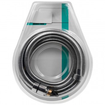 Шланг для душа растягивающийся 150-200 см, хром (Арт. 308)