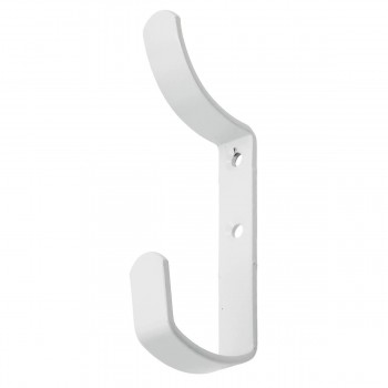 Крючок вешалка настенный Besel белый