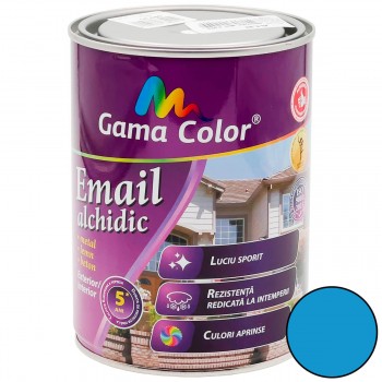 Эмаль алкидная Gama Color светло-синяя, глянцевая, 2.7 кг