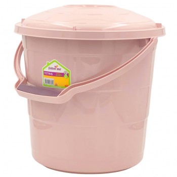 Găleată din plastic Bursev 10 l cu mâner și capac (Art. 2113.03)