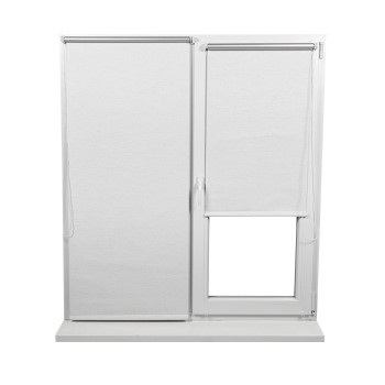 Jaluzea rulou Dekora MADAGASCAR-051 Blackout 55x170 cm alb