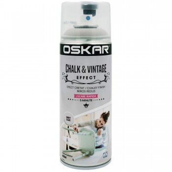 Краска с эффектом chalky finish для внутренних и наружных работ OSKAR CHALK & VINTAGE EFFECT Dirty Lilac, матовый 400 мл
