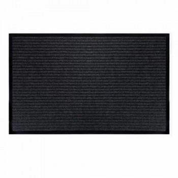 kovrik-pridvernyjj-double-line-80x120-sm-chernyjj-iznosostojjkijj-material