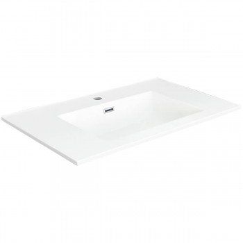 Lavoar Moershu Allegro 800x460x165 mm, aplicată, albă