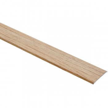 Prag din aluminiu cu un singur nivel Europrofil EP05 40 mm, 180 cm, Frasin Messina