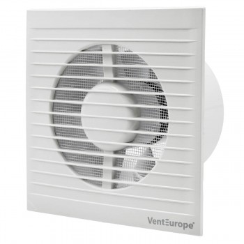Ventilator de evacuare axial cu plasă Vent Europe REFINED d.125 mm, 16 W, 220-240 V