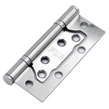 Balama pentru ușă de tip fluture FZB 100 x 63 x 2 mm, satin, din oțel (100x63x2.0mm-2BB)