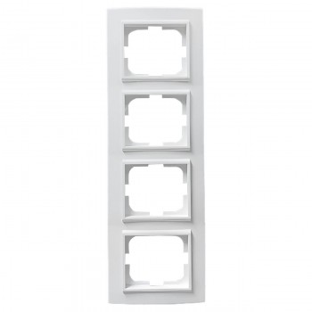 Ramă 4 locuri OVIVO ELECTRIC MINA 4 posturi (module), albă, 401-010000-228