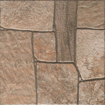 Gresie porțelanată pentru podea Cersanit Milano Brown Maro 298x298 mm PEI 4