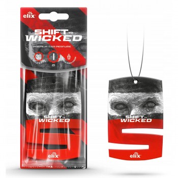 Ароматизатор подвесной для автомобиля Elix Ice, картонный освежитель воздуха в салон