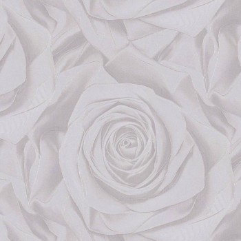 Tapete vinil pe bază de hârtie BELVINIL Rozetta 0,53 x 10 m bej deschis 0543-61