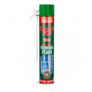 Spumă de montare de uz casnic SomaFix MEGA din poliuretan S845 850 ml
