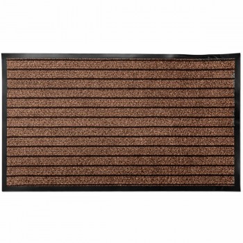 Covoraș de intrare pentru exterior 119x177 cm maro, protecție murdărie pentru casă și terasă