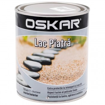 Lac alchidic pentru piatră OSKAR 2.5 L, lucios, pentru interior și exterior