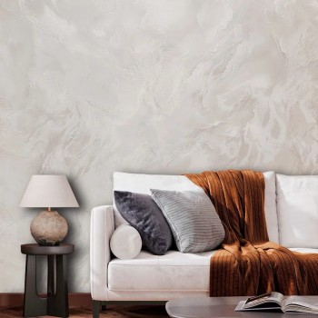 Обои виниловые на флизелиновой основе Deco Style Eteria, светло-бежевые, 1,06х10,05 м (Арт. 585206)