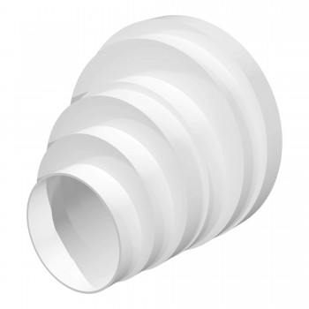 Conector universal pentru conducte rotunde de aer ERA din plastic d80/100/120/125/150/160 mm PU16.15.12,5.12.10.8