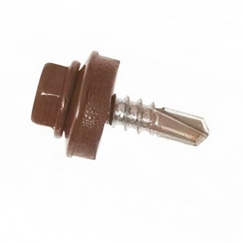 Șurub pentru acoperiș Wkret-met 4.8x19 mm pentru metal, maro (Art. 042218)