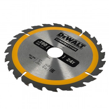 Disc pentru ferestrău pentru lemn DEWALT 190x30 mm, 24 dinți (Art. DT1944)