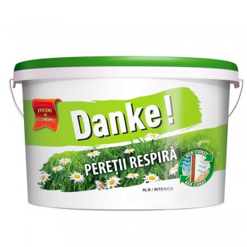 Краска водоэмульсионная акриловая Danke Pereții respiră белая 2,5 л