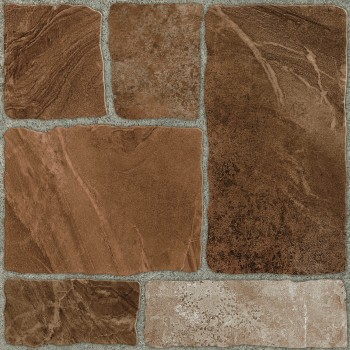 Керамогранит напольный Golden Tile Stone Brick Теракотовый SBК730 300x300 мм
