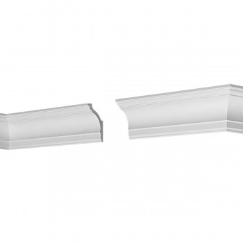 Plintă pentru tavan De-Baghet P 10, 40x70x2000 mm, polistiren XPS