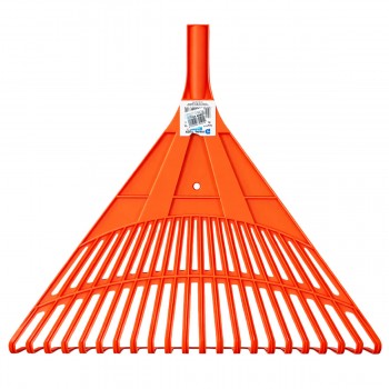 Greblă evantai pentru frunze din plastic, 22 dinți, fără coadă