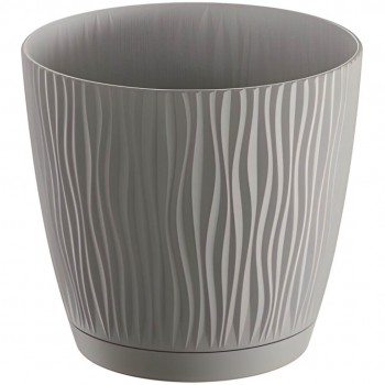 Горшок для цветов Prosperplast Sandy P DSY290P-405U, 29x26 см, 10.5 л, серый