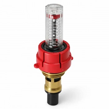 Расходомер для коллектора тёплого пола Fornara 1/2", 0-5 л/мин, латунь (Арт. 0902471)