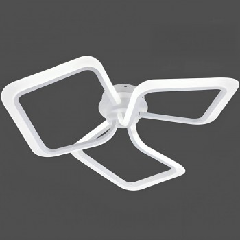 Люстра светодиодная потолочная 3 квадрата, белая, 220-230 В 59341/3 White