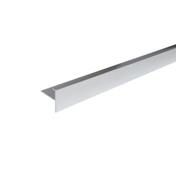 Profil din aluminiu pentru trepte Dekora CT10 10 mm, 2.5 m Polish Silver