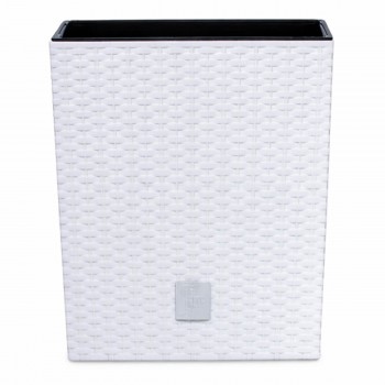 Ghiveci pentru flori Prosperplast Rato Low DRTS265L-S449 262x262x266 mm, 15.8 L, pătrat, cu inserție 11 l