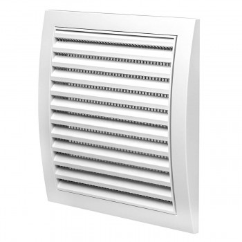 Grilă de ventilație din plastic Europlast N12 190 x 190 mm, din PVC, albă