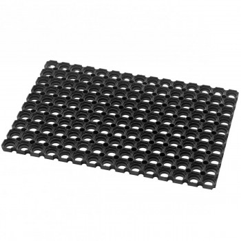 Коврик придверный YP Group K24 40x60 см резиновый, черный