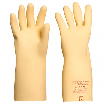 Mănuși dielectrice Promsiz PER001, Clasa 0, mărimea 11, test 9 kV, albe