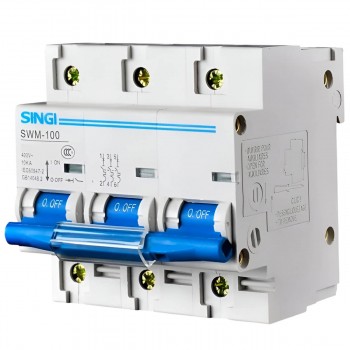 Автоматический выключатель SINGI SWM-100 (3P; 80А; C; 10 кА) 03SWM100C80