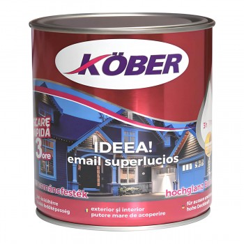 Эмаль Kober IDEEA! алкидная, синяя глянцевая, 2,5 л