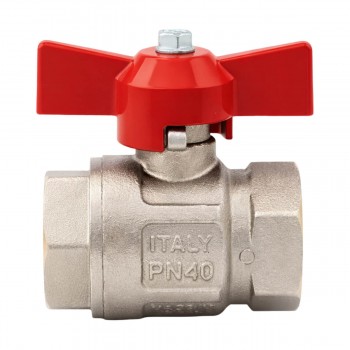 Robinet cu bilă ITAP Ideal 1" filet intern x 1" filet intern, mâner fluture, 30 bar, din alamă