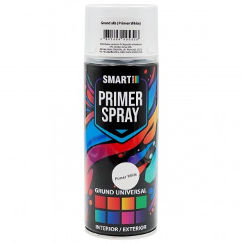 Grund spray universal Smart Color, alb, 350 g (400 ml), uscare rapidă