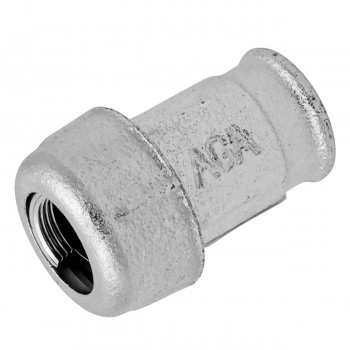 Муфта зажимная с внутренней резьбой AGAFLEX 1/2" дюйм (19.3 - 22.0 мм) чугунная оцинкованная