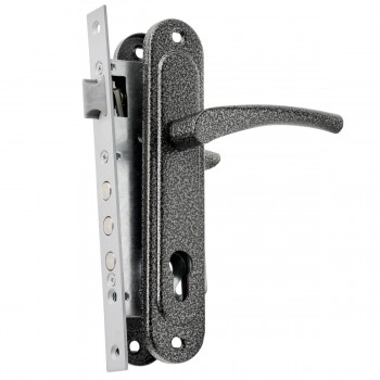 Broască ingropată ARIKO ЗВ-7 85 mm, fără cilindru, cu mânere, argint negru
