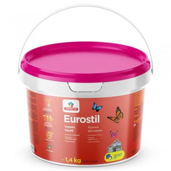 Vopsea emulsie de fațadă Supraten Eurostil bază albă 1,4 kg