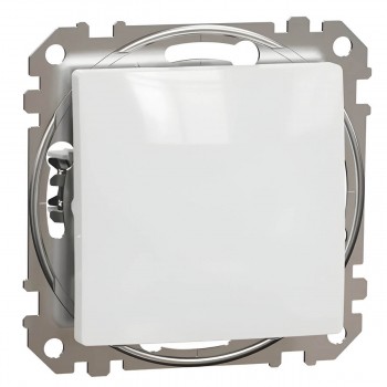 Întrerupător comutator crestat Schneider Electric Sedna 1-buton, alb SDD111107